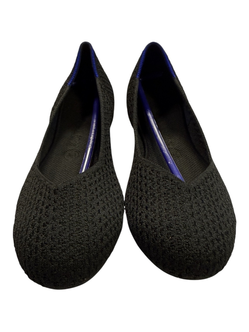 Rothy’s Black Honeycomb Round Toe Flats Multiple Sizes